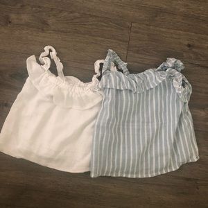 Set of two Abercrombie tops size 7/8